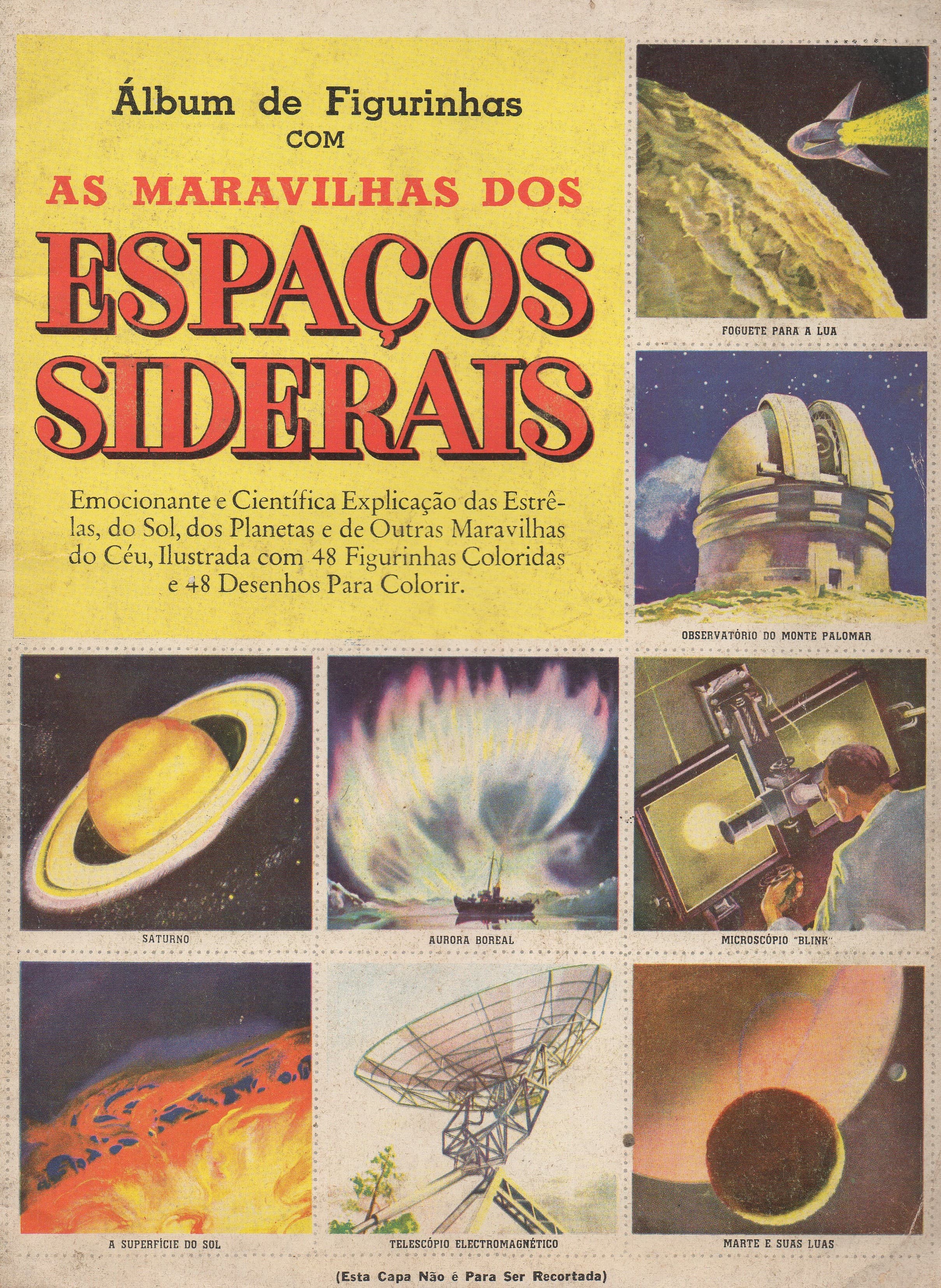 Capa do álbum As Maravilhas dos Espaços Siderais