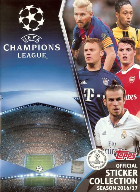 Capa do álbum UEFA Champions League 2016-2017