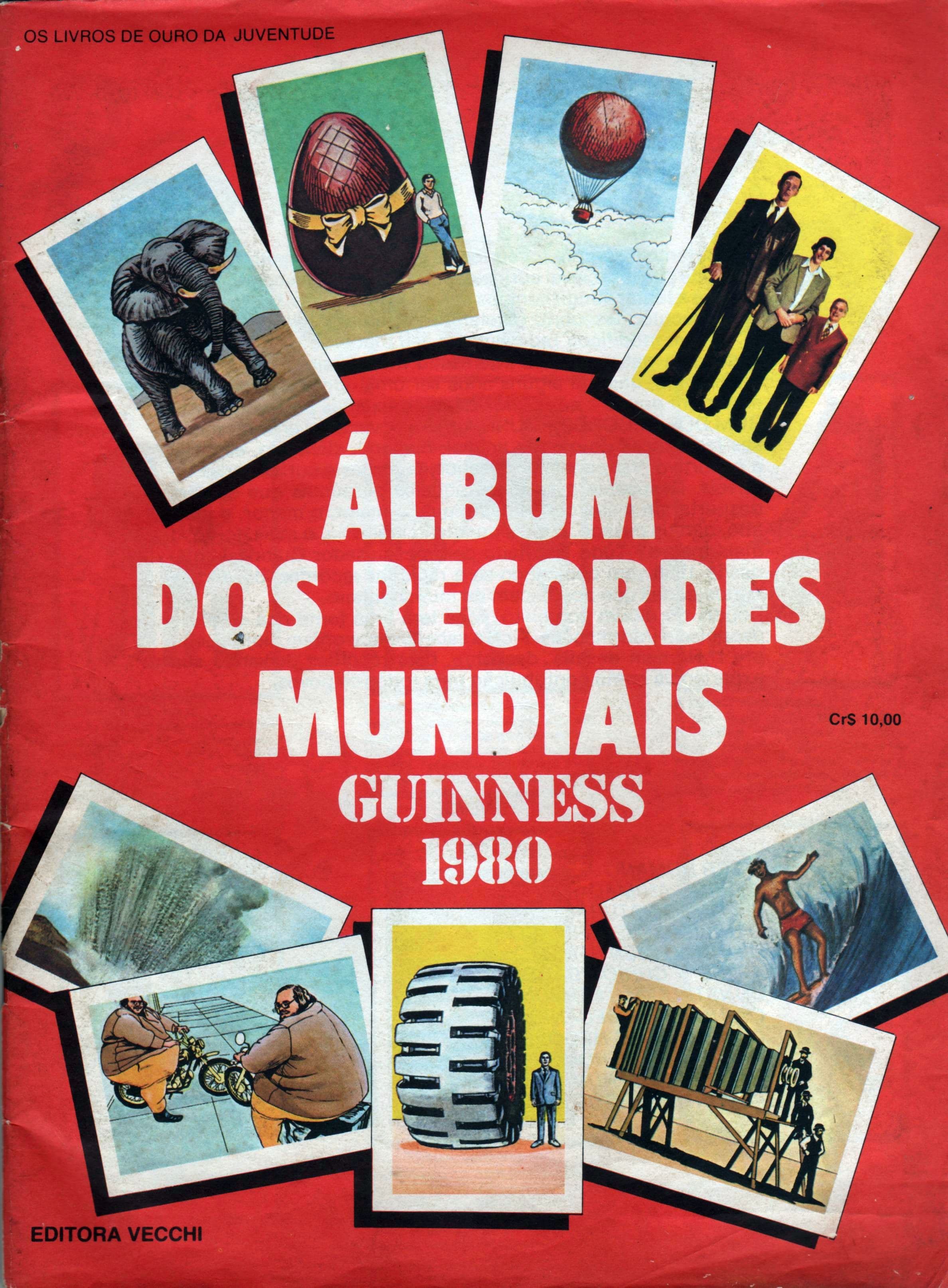 Capa do álbum Recordes Mundiais Guinness 1980