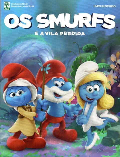Capa do álbum Os Smurfs - A Vila Perdida