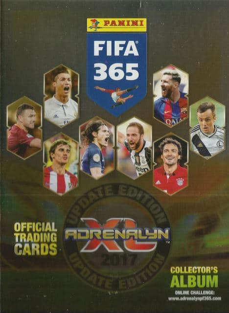 Capa do álbum Adrenalyn FIFA 365 2017 update