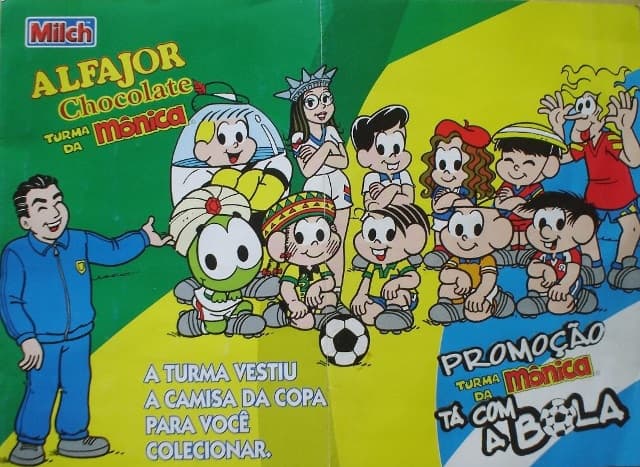 Capa do álbum Turma da Mônica Tá Com a Bola