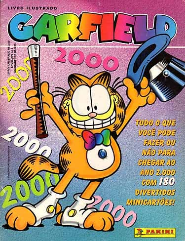 Capa do álbum Garfield 2000 minicartões