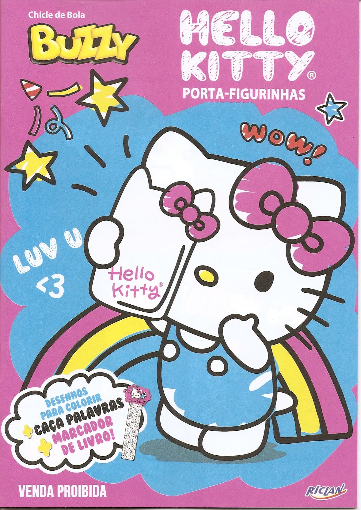 Capa do álbum Chicle de Bola Buzzy Hello Kitty 2017
