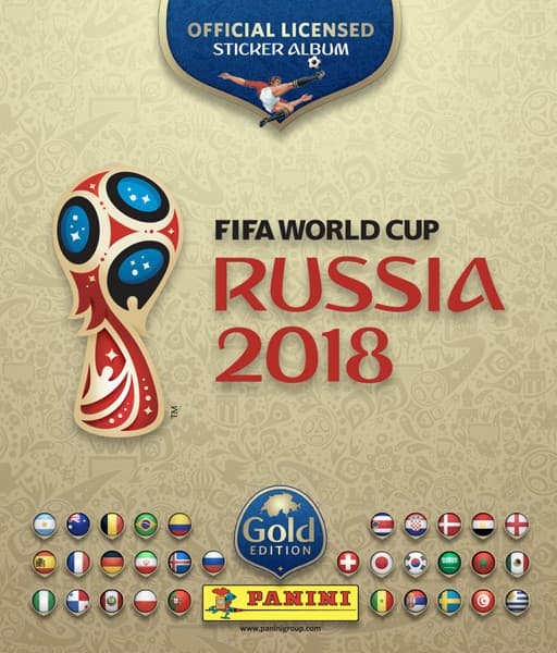 Capa do álbum FIFA World Cup 2018 Russia - Gold Edition