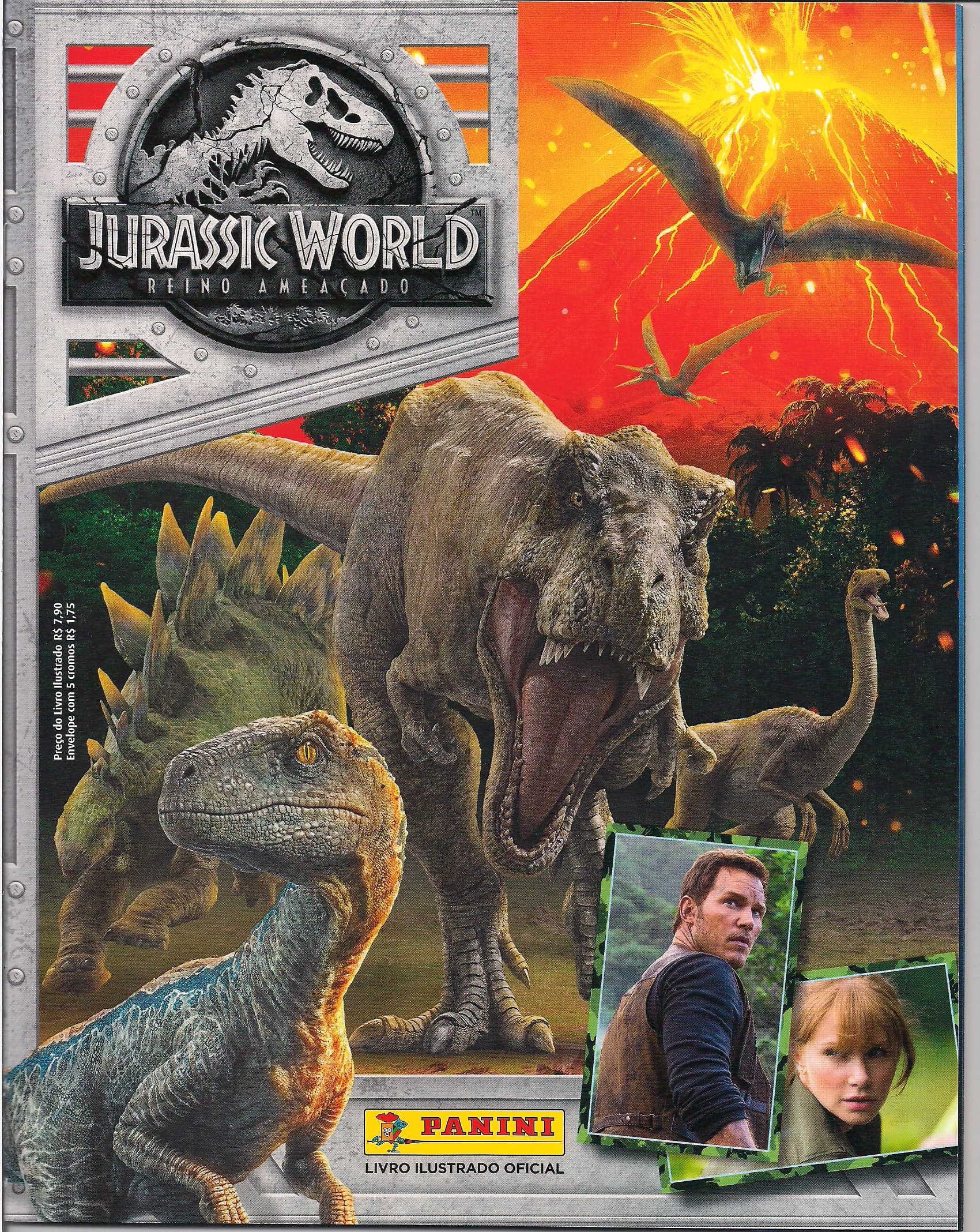Capa do álbum Jurassic World Reino Ameaçado