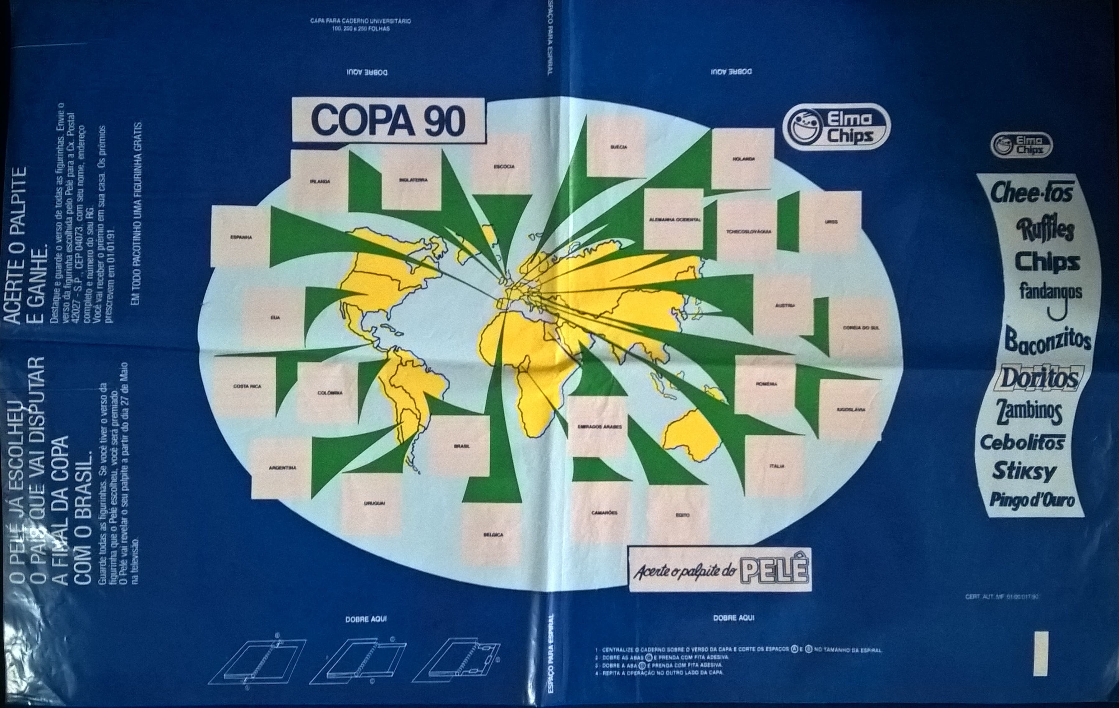 Capa do álbum Elma Chips Copa 90
