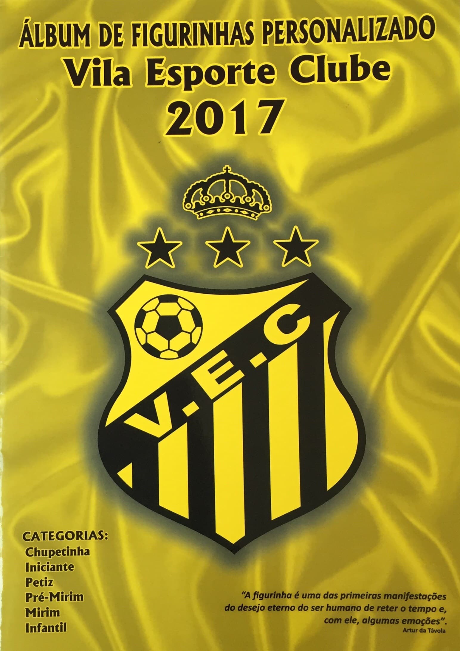 Capa do álbum Vila Esporte Clube 2017