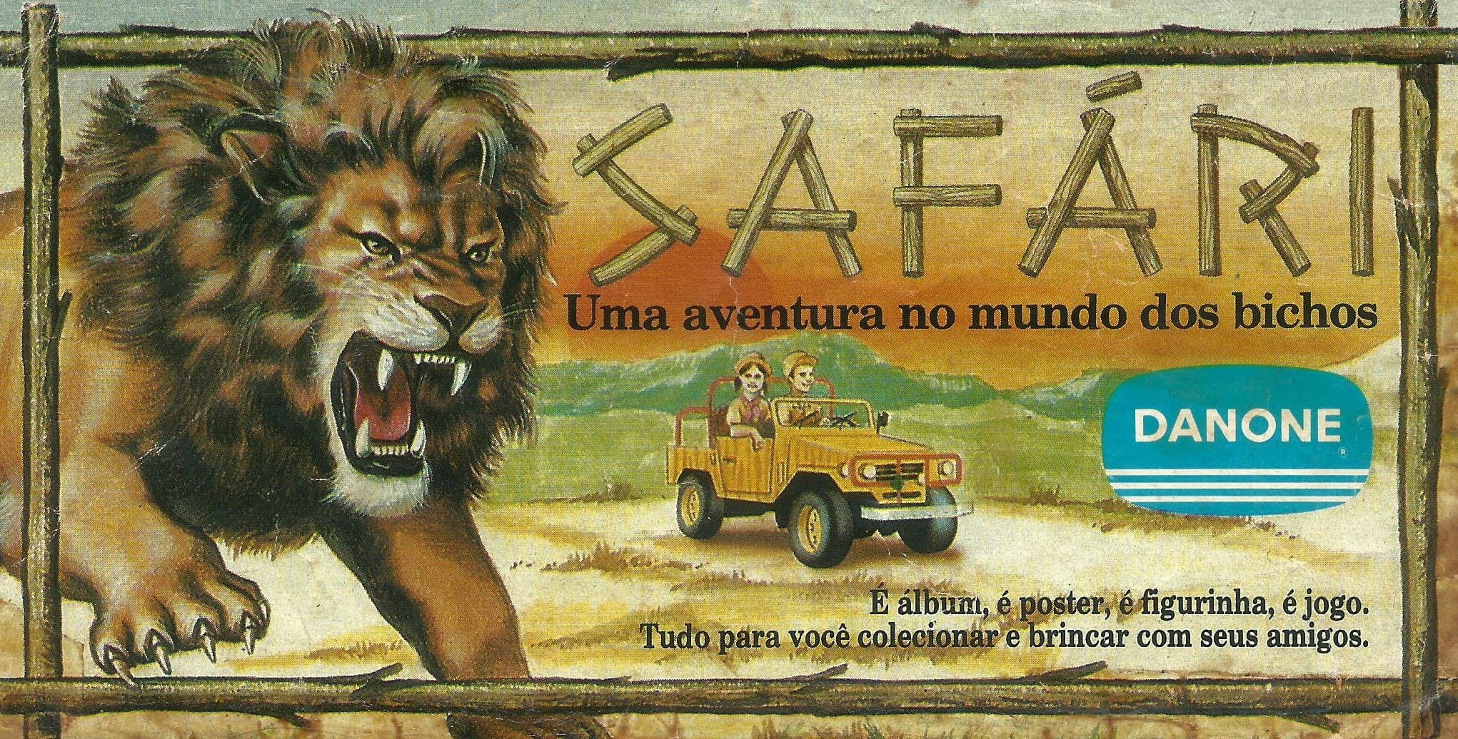 Capa do álbum Safári Uma Aventura no Mundo dos Bichos