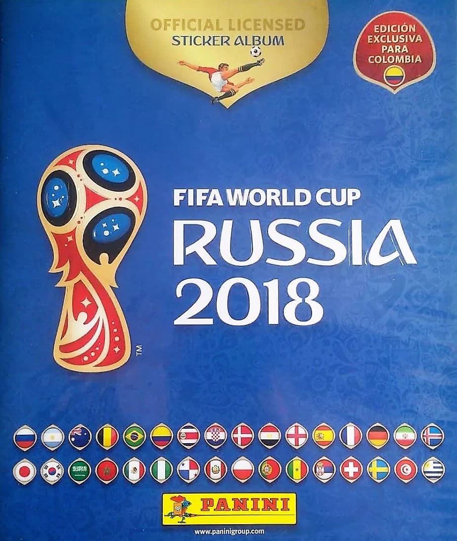 Capa do álbum FIFA World Cup 2018 Russia - 670 stickers
