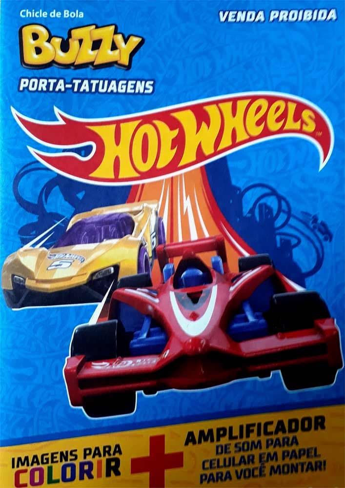 Capa do álbum Chicle de Bola Buzzy Hot Wheels 2018