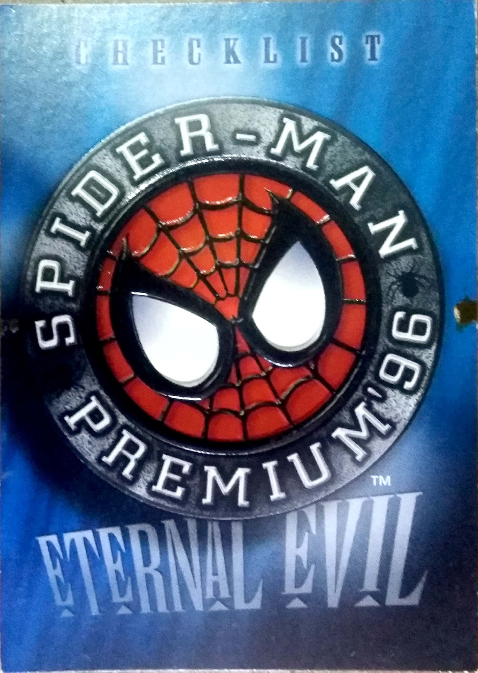 Capa do álbum Spider-man Premium'96 - Cards