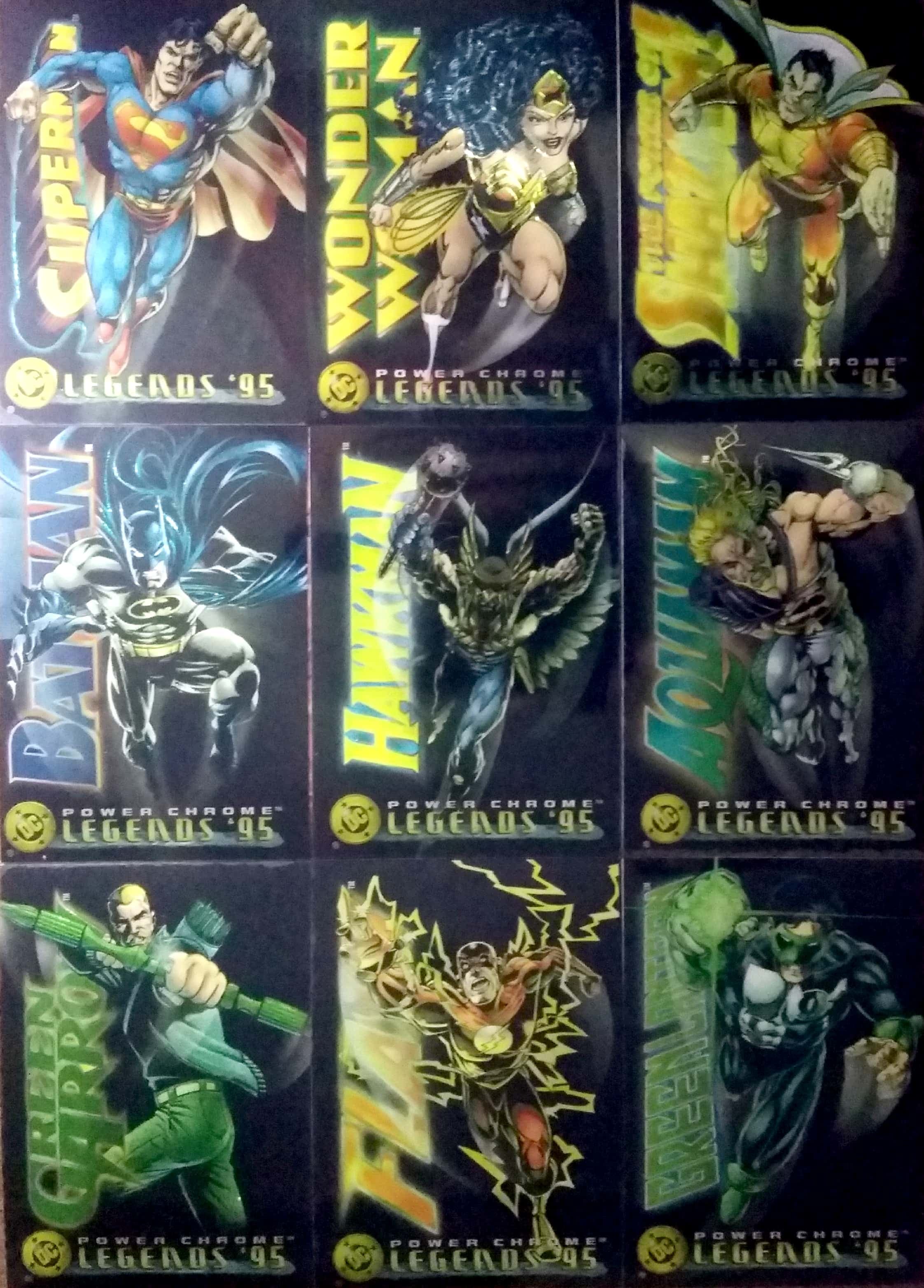 Capa do álbum Power Chrome DC Legends '95 - Cards