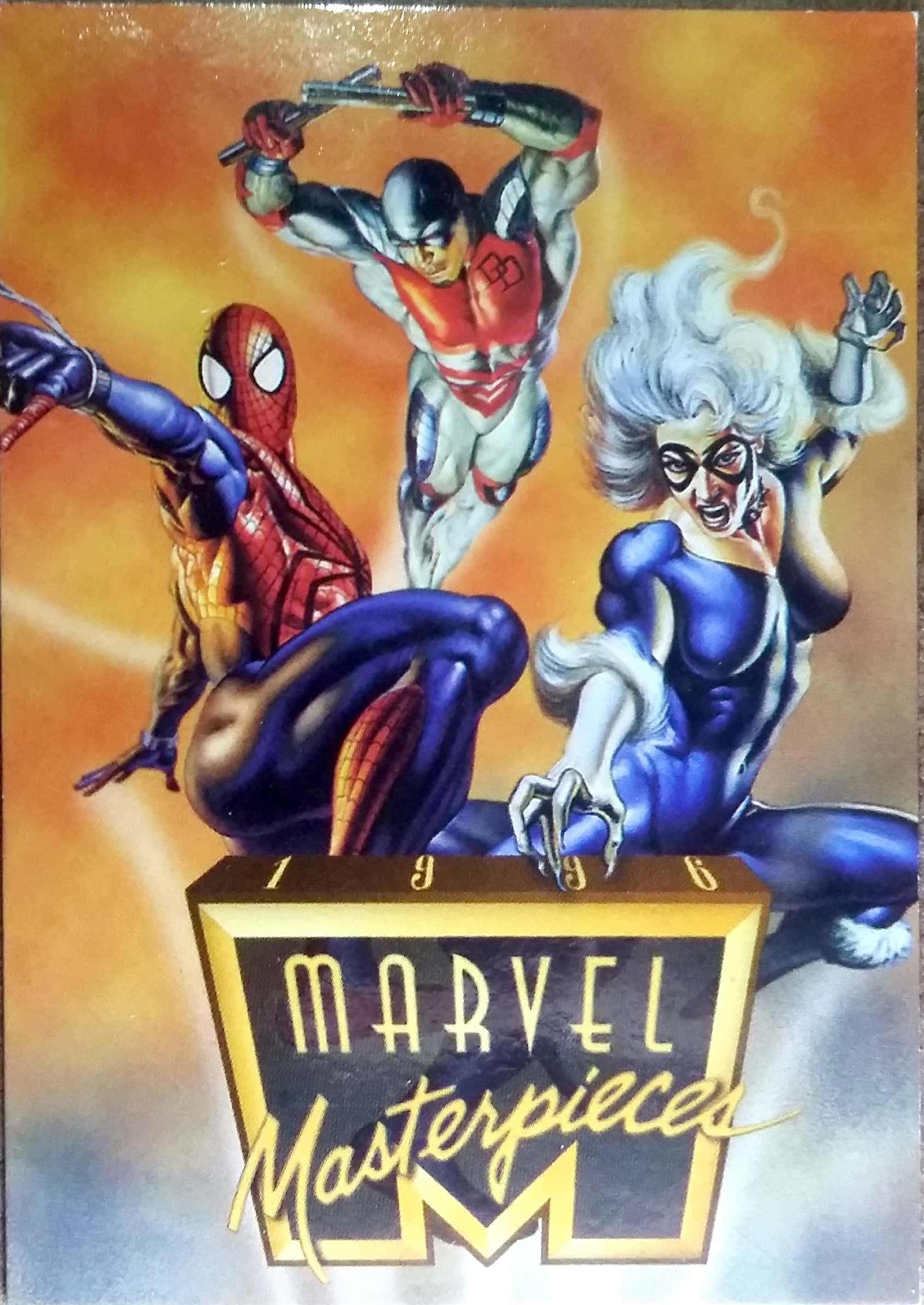 Capa do álbum Marvel Masterpieces 1996 - Cards