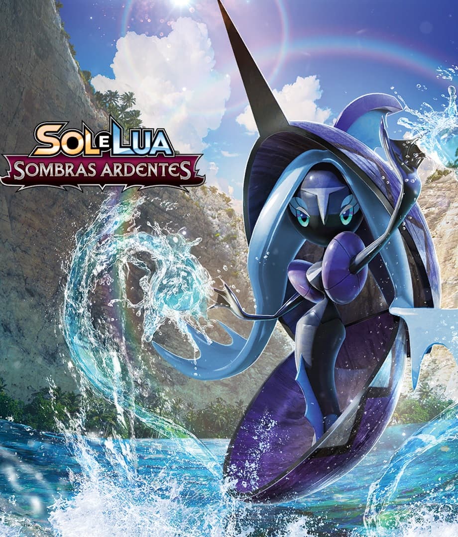 Capa do álbum Pokémon Sol & Lua Sombras Ardentes - Cards