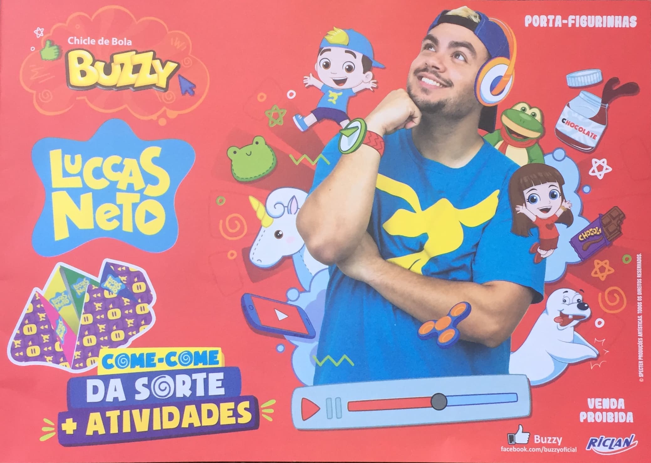 Capa do álbum Chicle de Bola Buzzy Luccas Neto