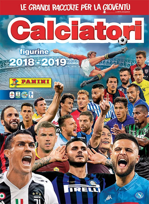 Capa do álbum Calciatori 2018-2019