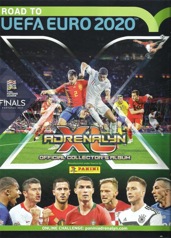 Capa do álbum Adrenalyn XL Road to UEFA EURO 2020