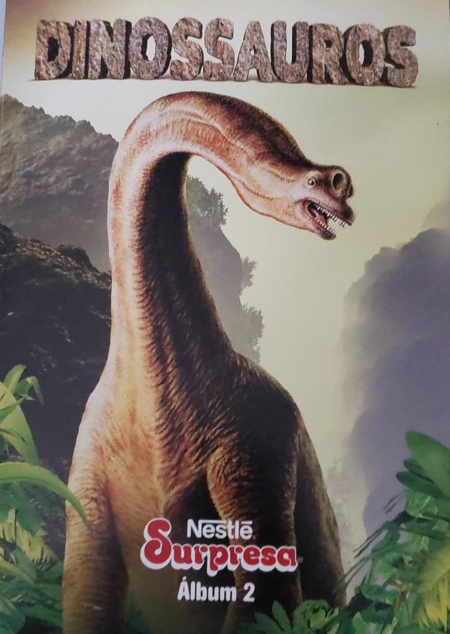 Capa do álbum Surpresa - Dinossauros Álbum 2 - 2016