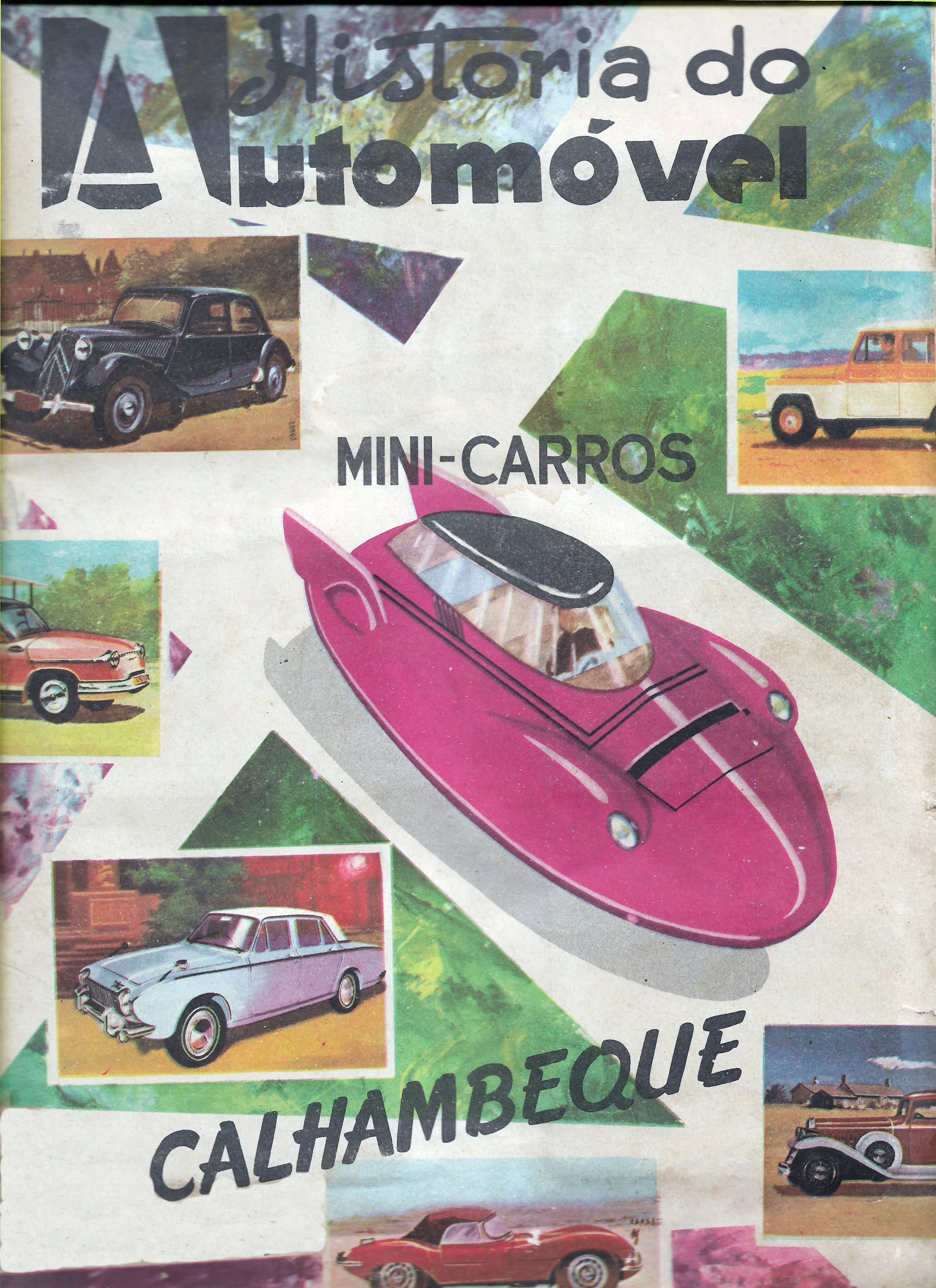 Capa do álbum A História do Automóvel Mini-Carros e Calhambeque