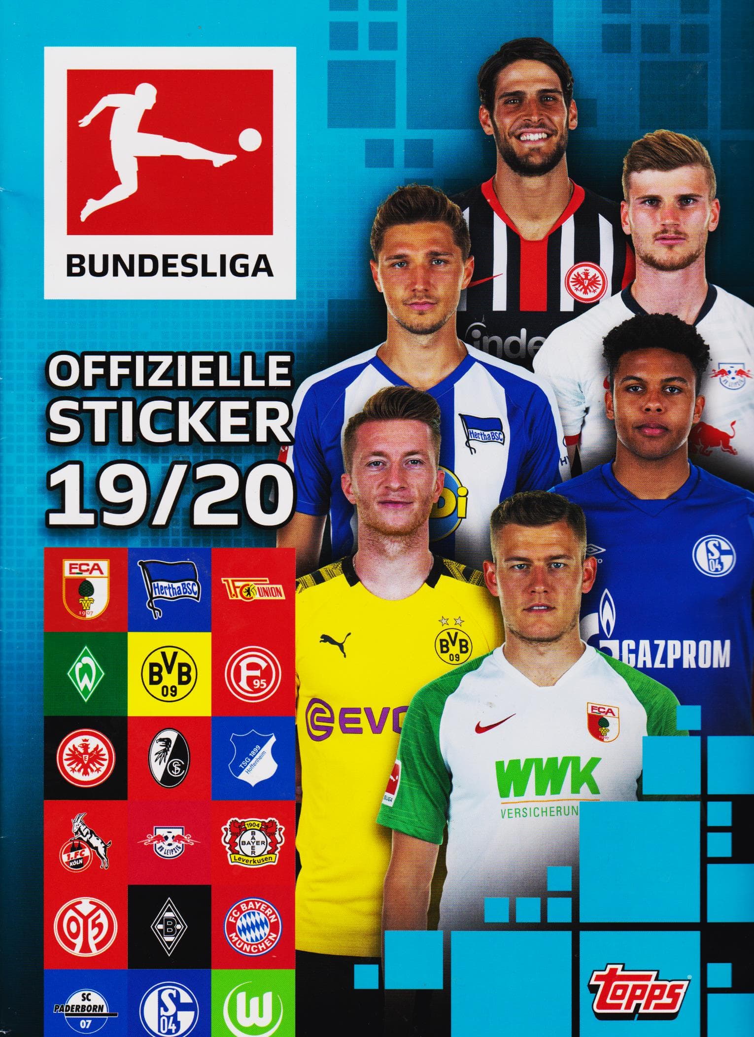 Capa do álbum Fussball Bundesliga 2019/2020 Alemanha