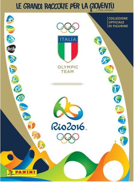 Capa do álbum Italia Olympic Team Rio 2016