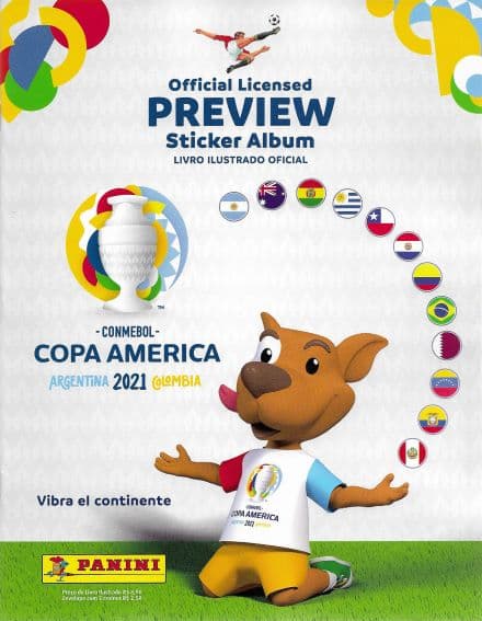 Capa do álbum Copa América 2021 Preview
