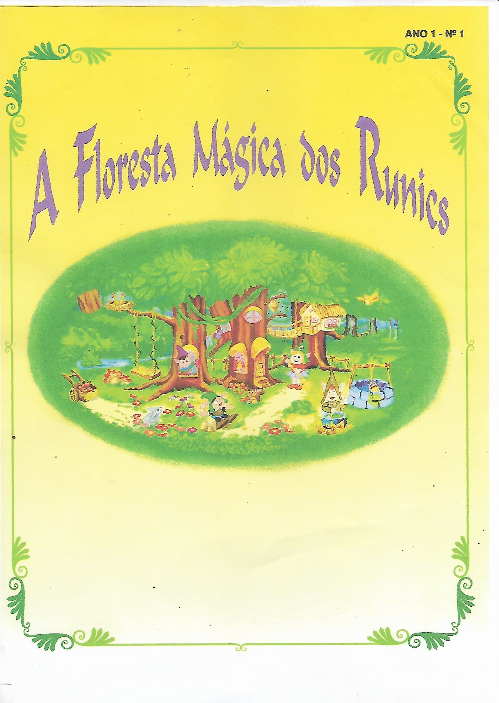 Capa do álbum A Floresta Mágica dos Runics