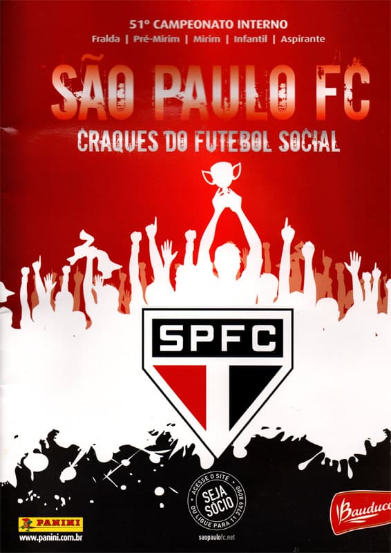 Capa do álbum São Paulo FC - Craques do Futebol Social