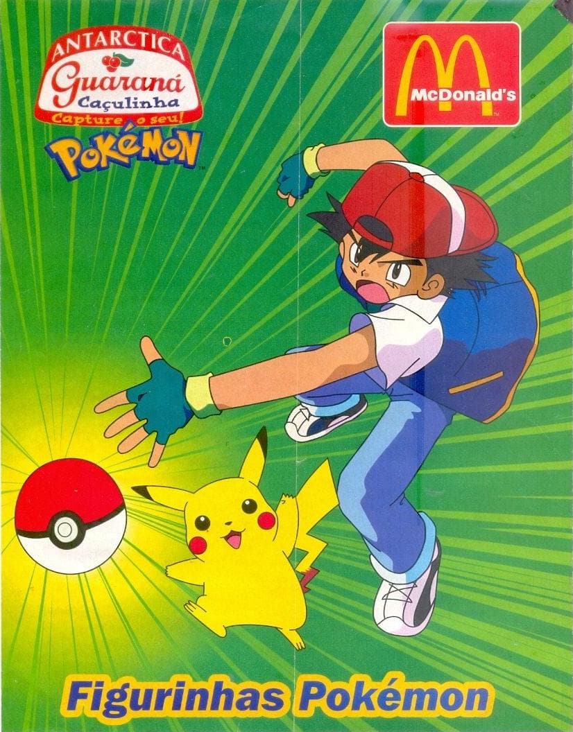 Capa do álbum Pokémon McDonald's Guaraná Antarctica Caçulinha