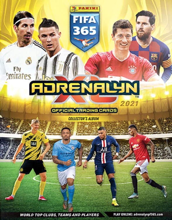 Capa do álbum Adrenalyn XL FIFA 365 2021 Cards