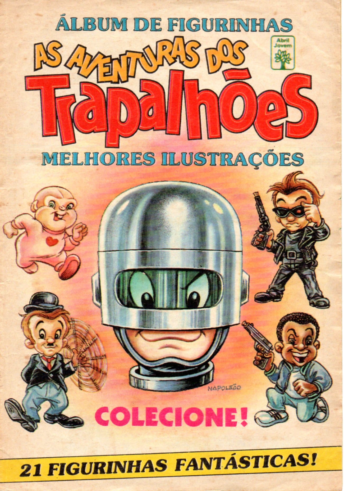 Capa do álbum As Aventuras dos Trapalhões Melhores Ilustrações