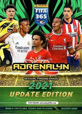 Capa do álbum Adrenalyn XL FIFA 365 2021 Update Cards