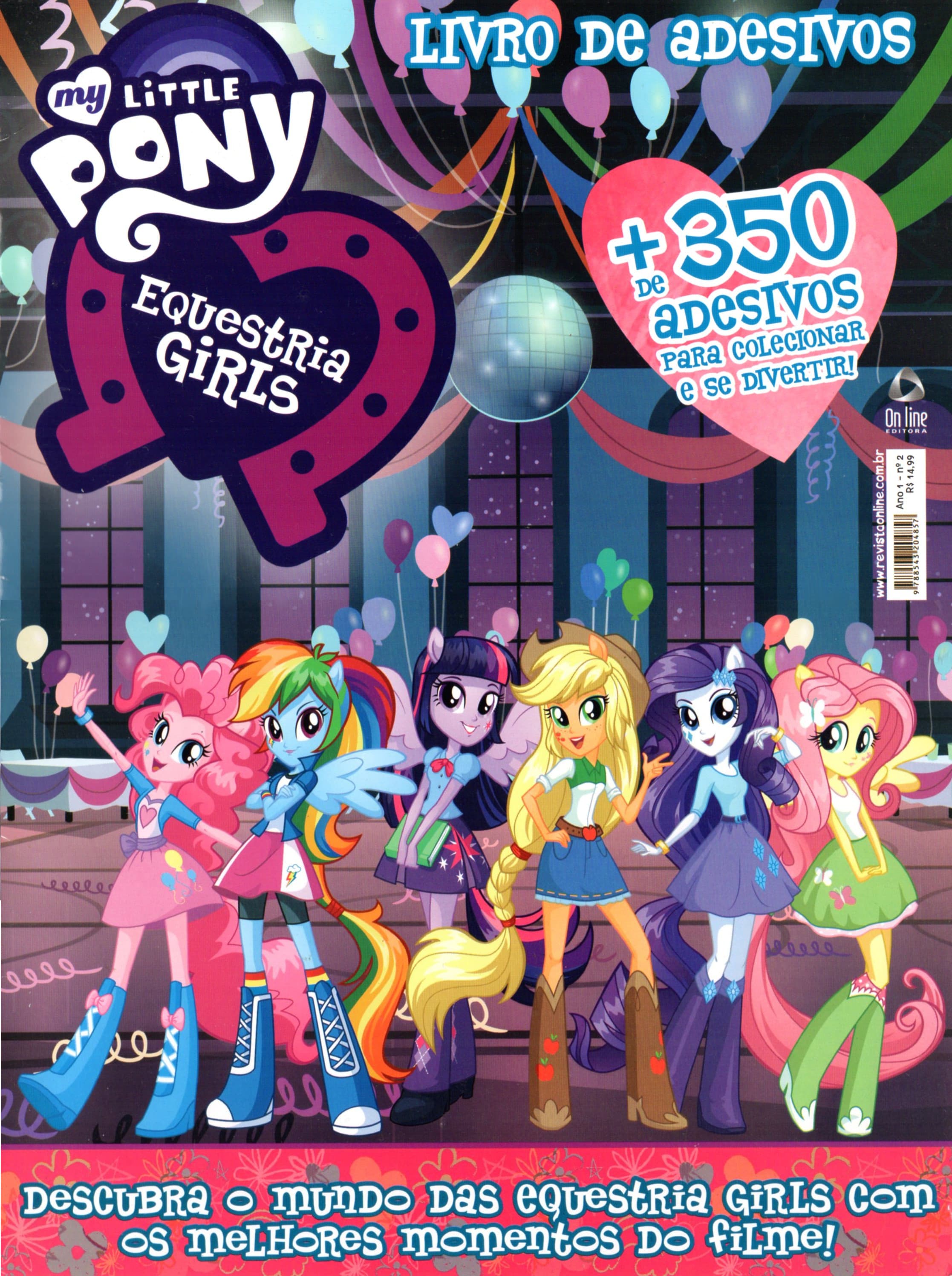 Capa do álbum My litlle Pony - Equestria Girls