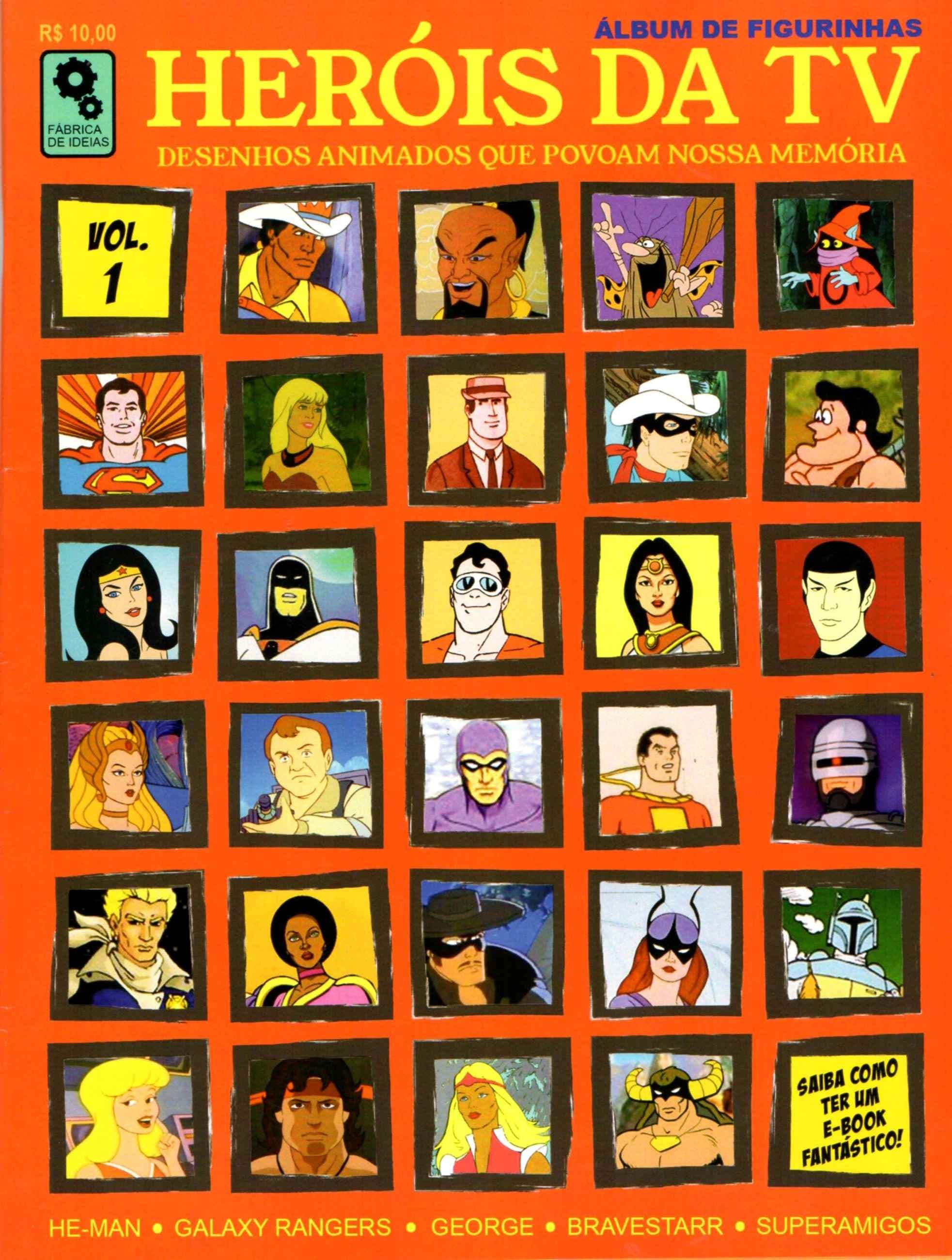Capa do álbum Heróis da TV