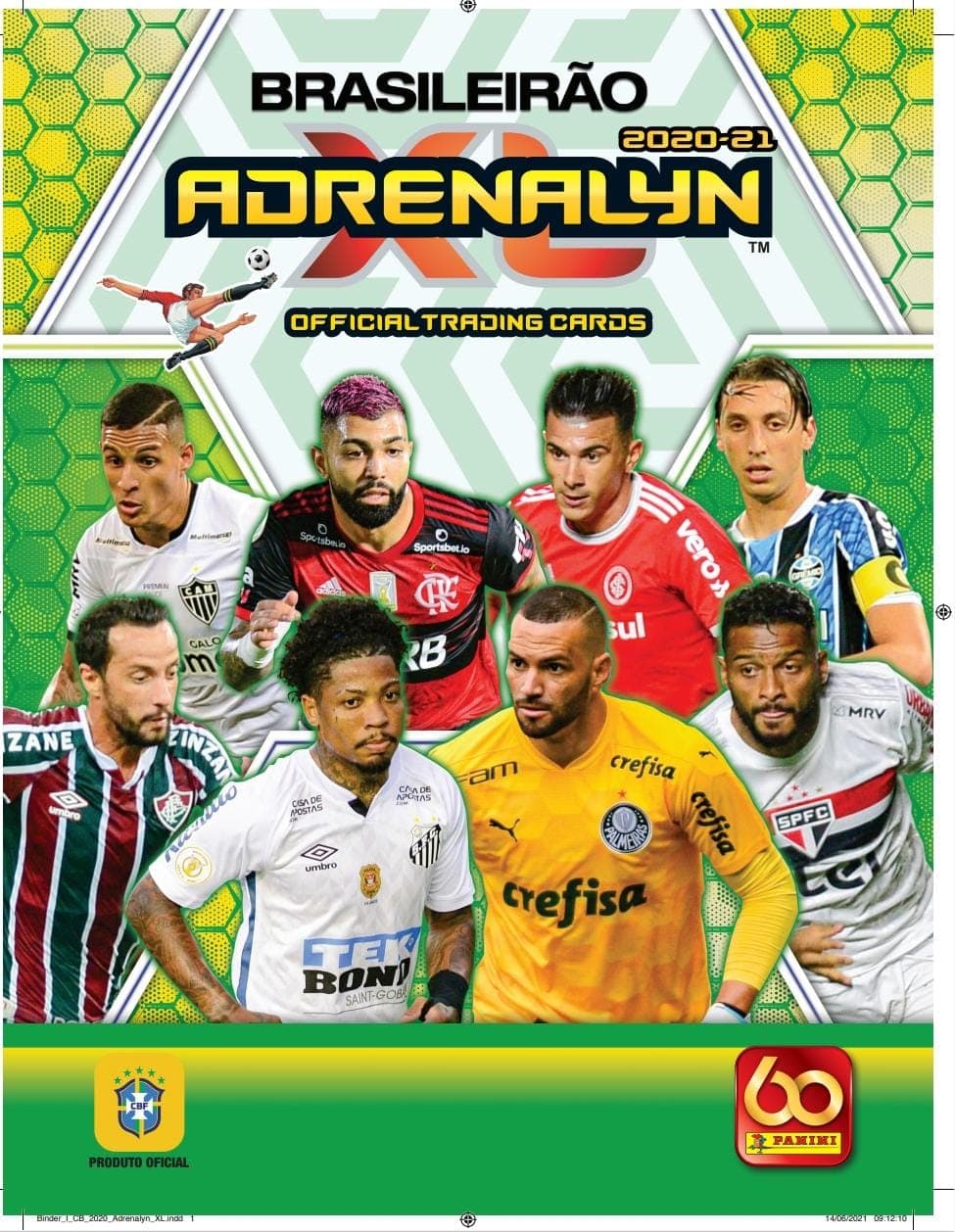 Capa do álbum Adrenalyn XL Campeonato Brasileiro 2020/21 - Cards
