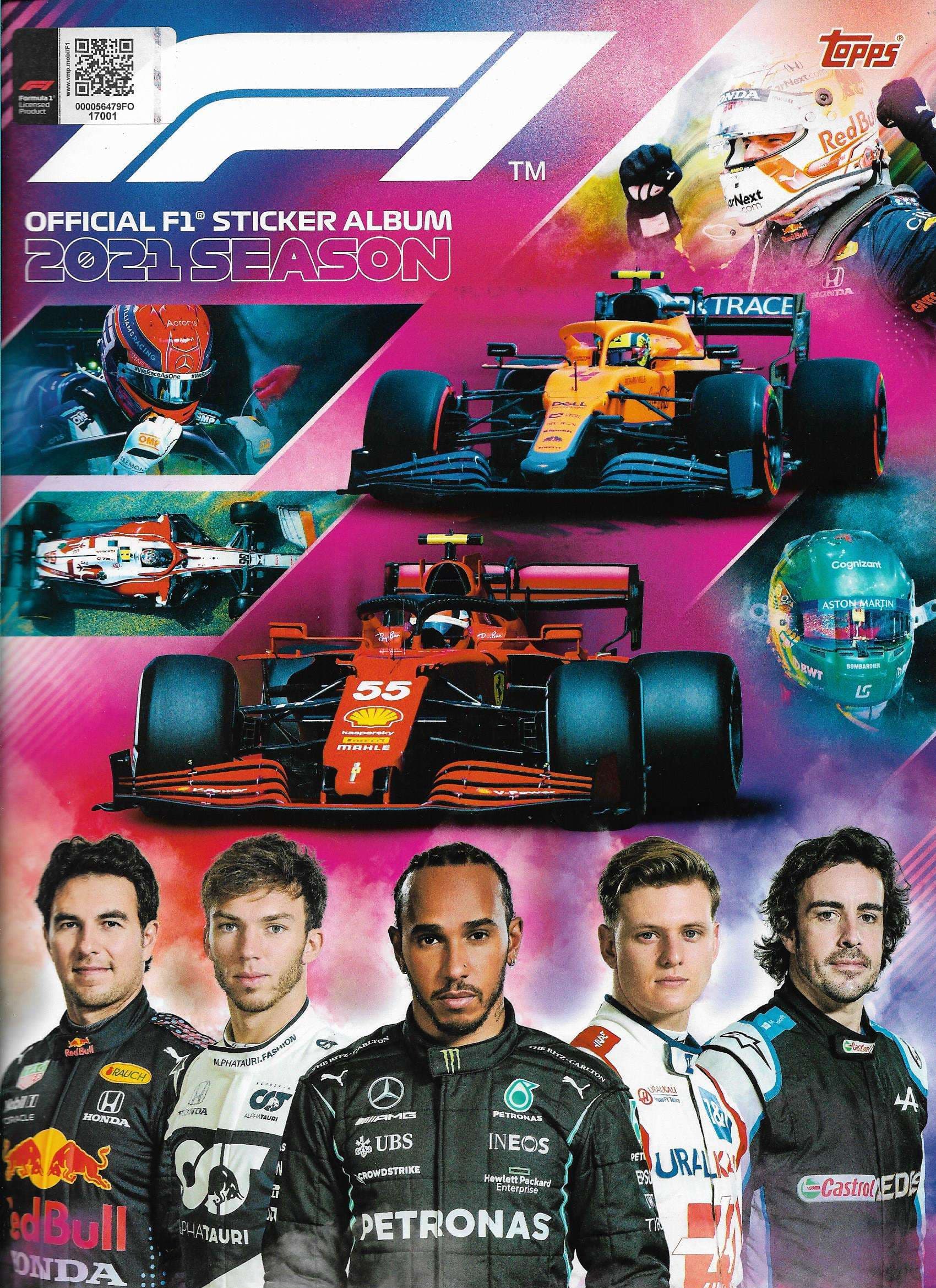 Capa do álbum Fórmula 1 2021 - Official F1