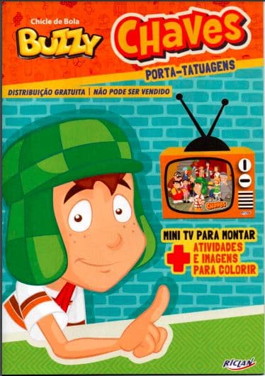 Capa do álbum Chicle de Bola Buzzy Chaves Porta-tatuagens
