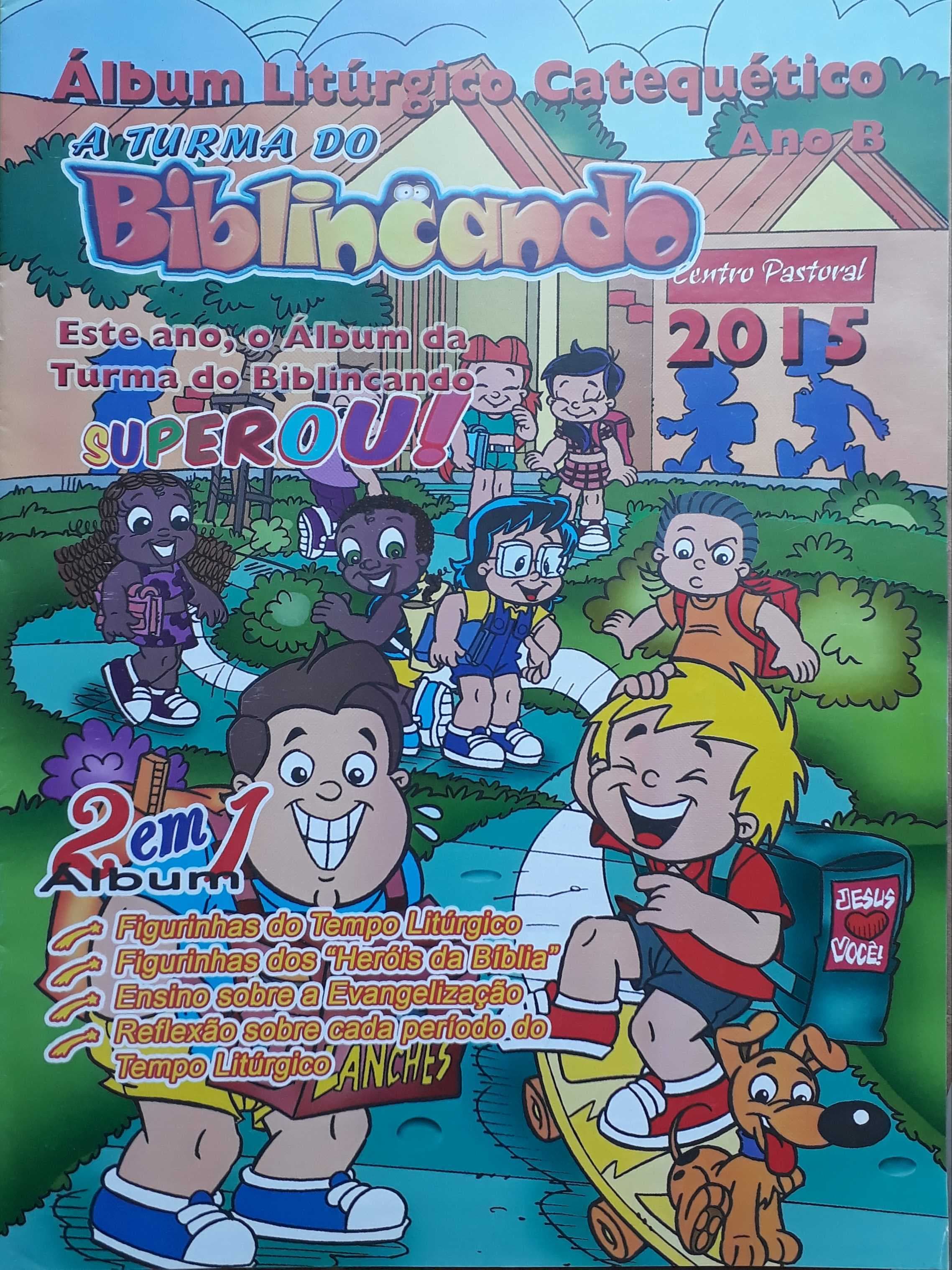 Capa do álbum A turma do bíblicando ano B 2015