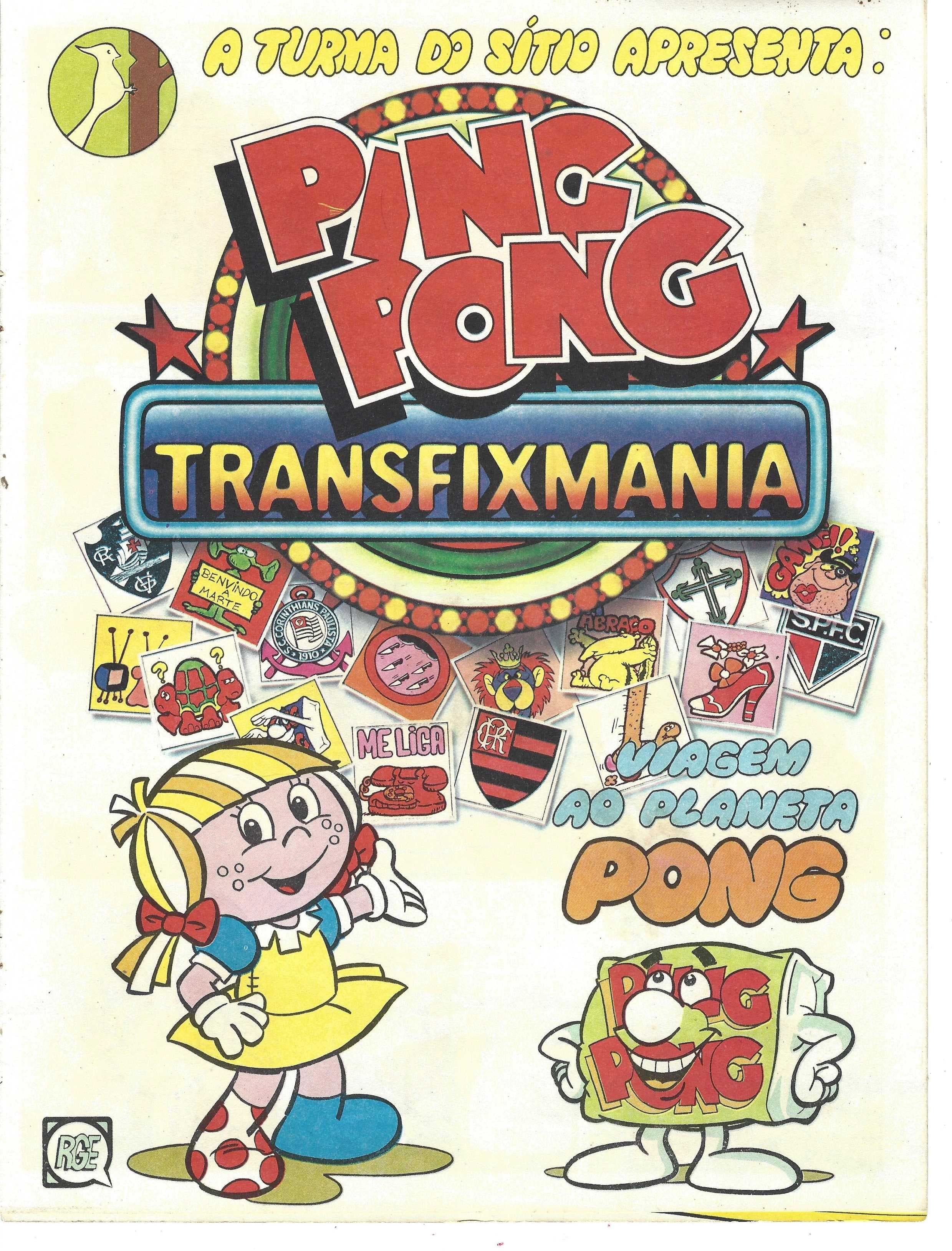Capa do álbum Chicle de Bola Ping Pong Sítio do Pica Pau Amarelo Transfixmania