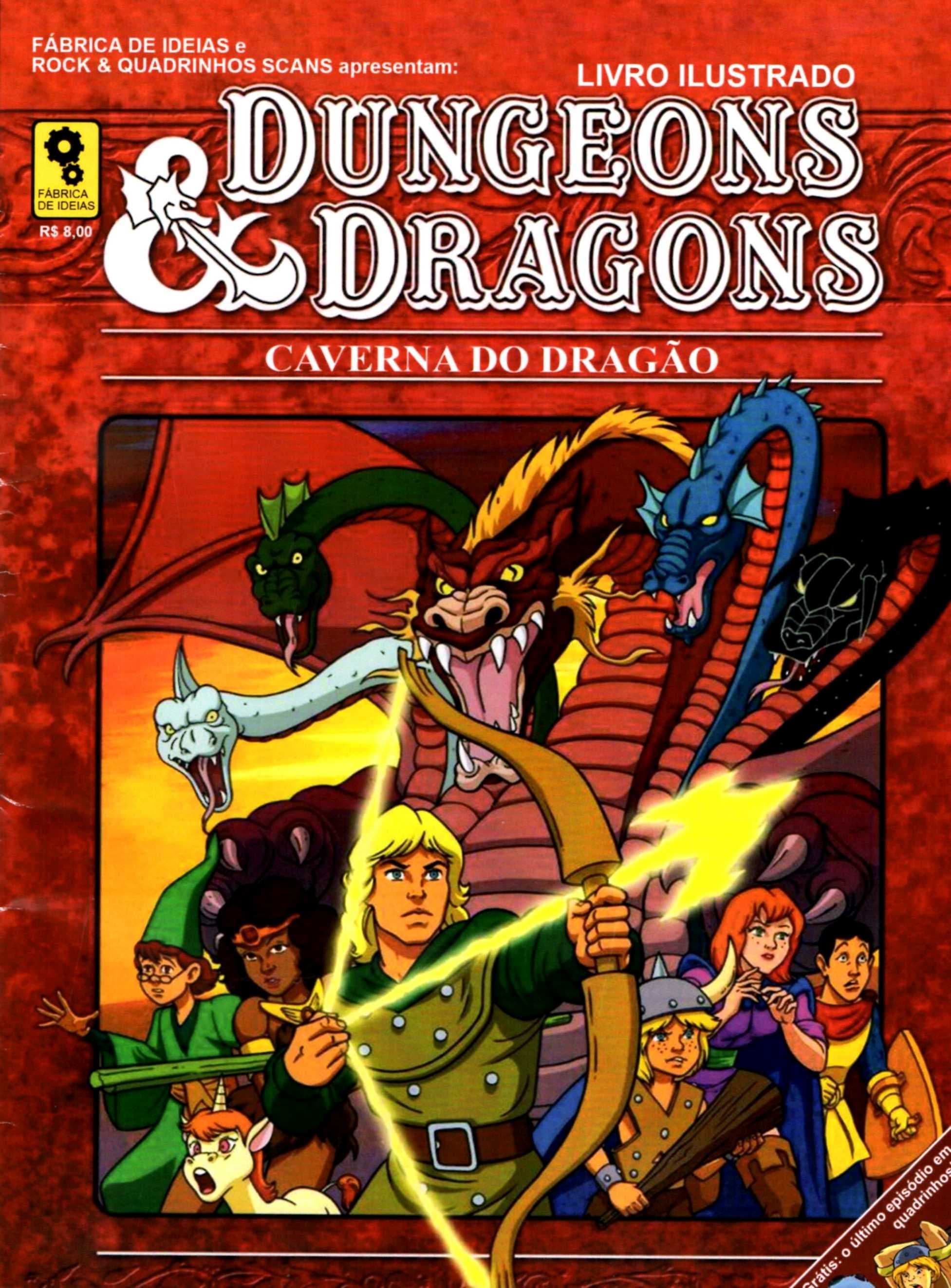 Capa do álbum Dungeon & Dragons - Caverna do Dragão