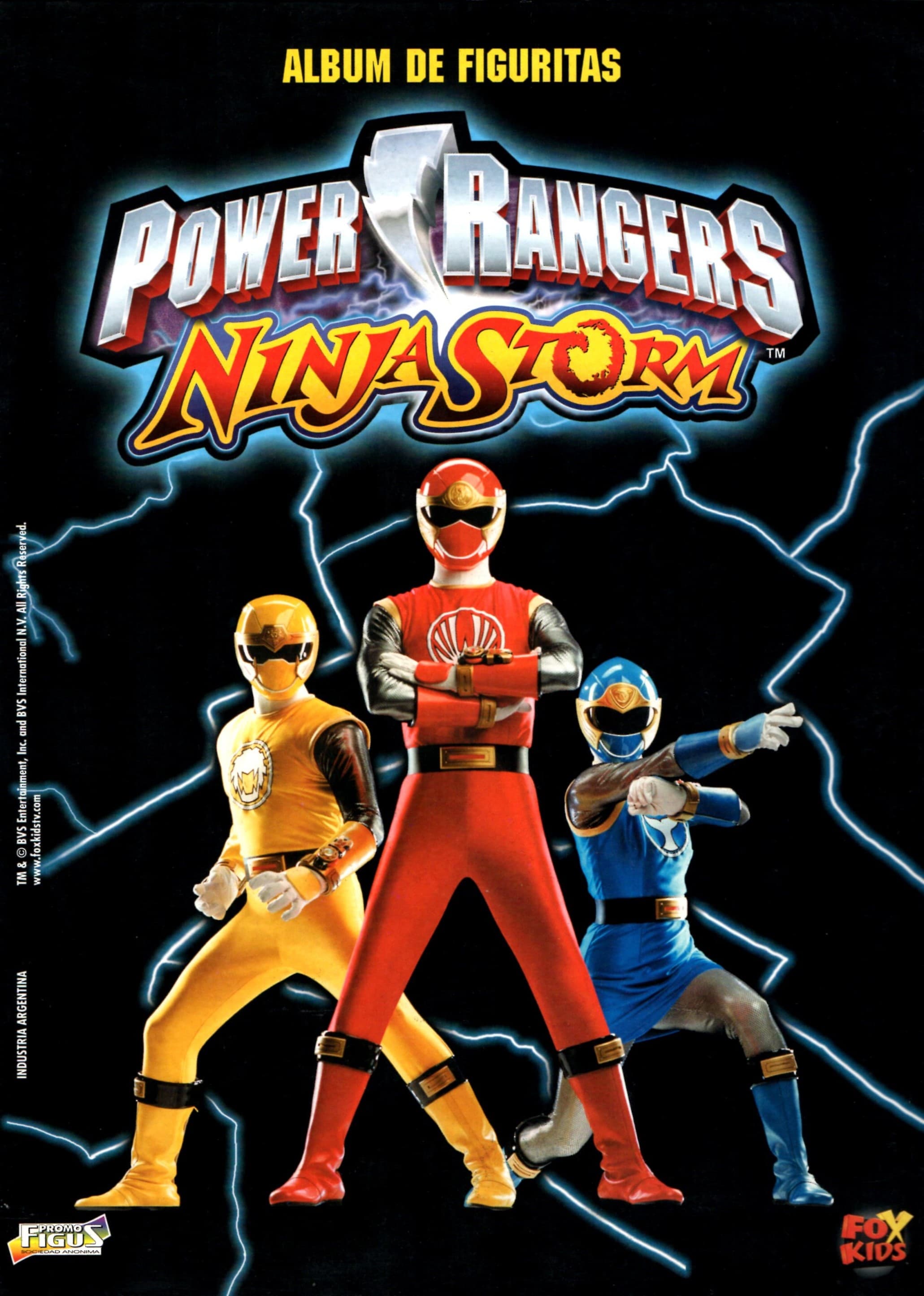 Capa do álbum Power Rangers Ninja Storm