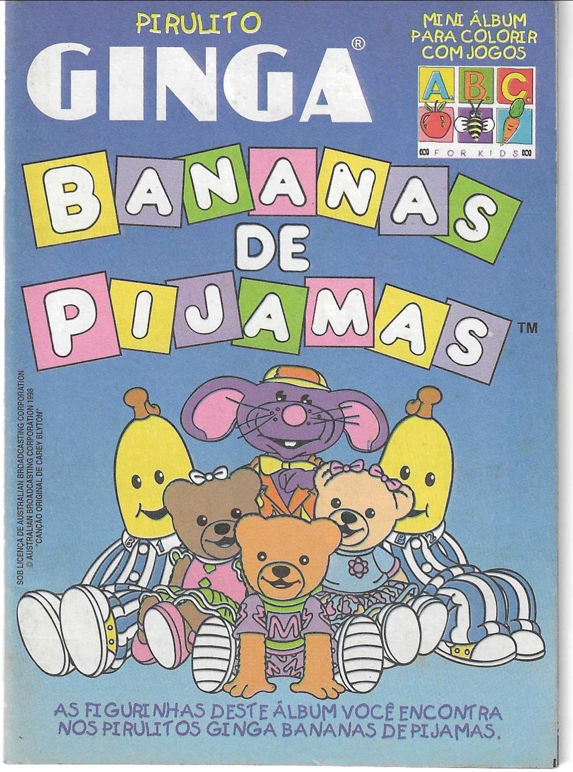 Capa do álbum Pirulitos Ginga - Bananas de Pijamas