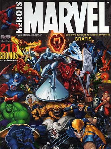 Capa do álbum Heróis Marvel 2005