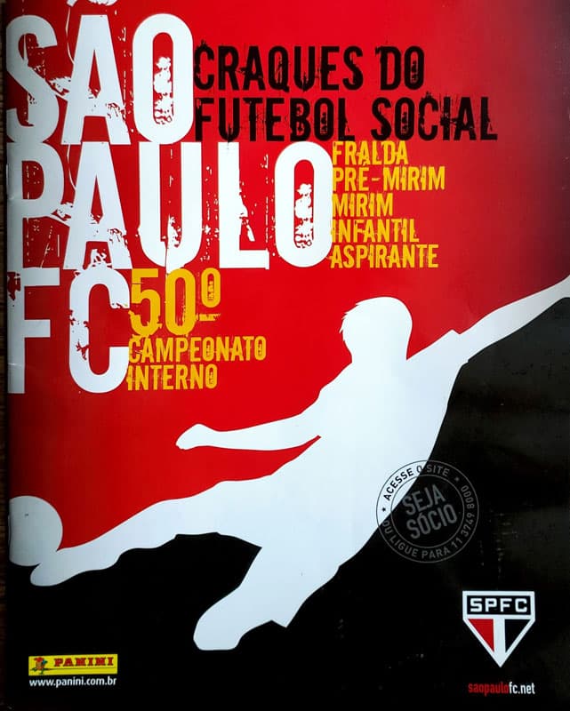 Capa do álbum São Paulo FC - Craques do Futebol Social