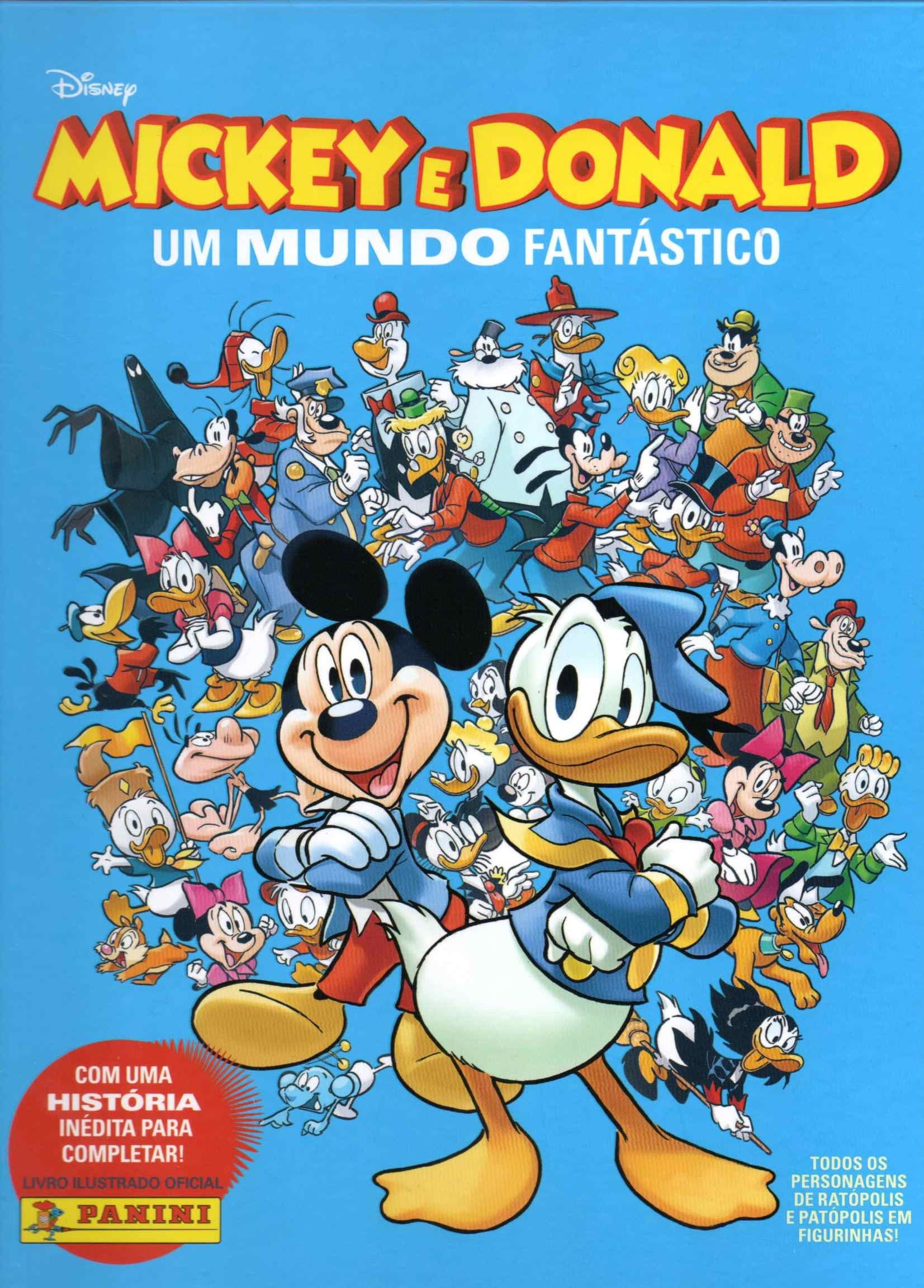Capa do álbum Mickey e Donald um mundo fantástico