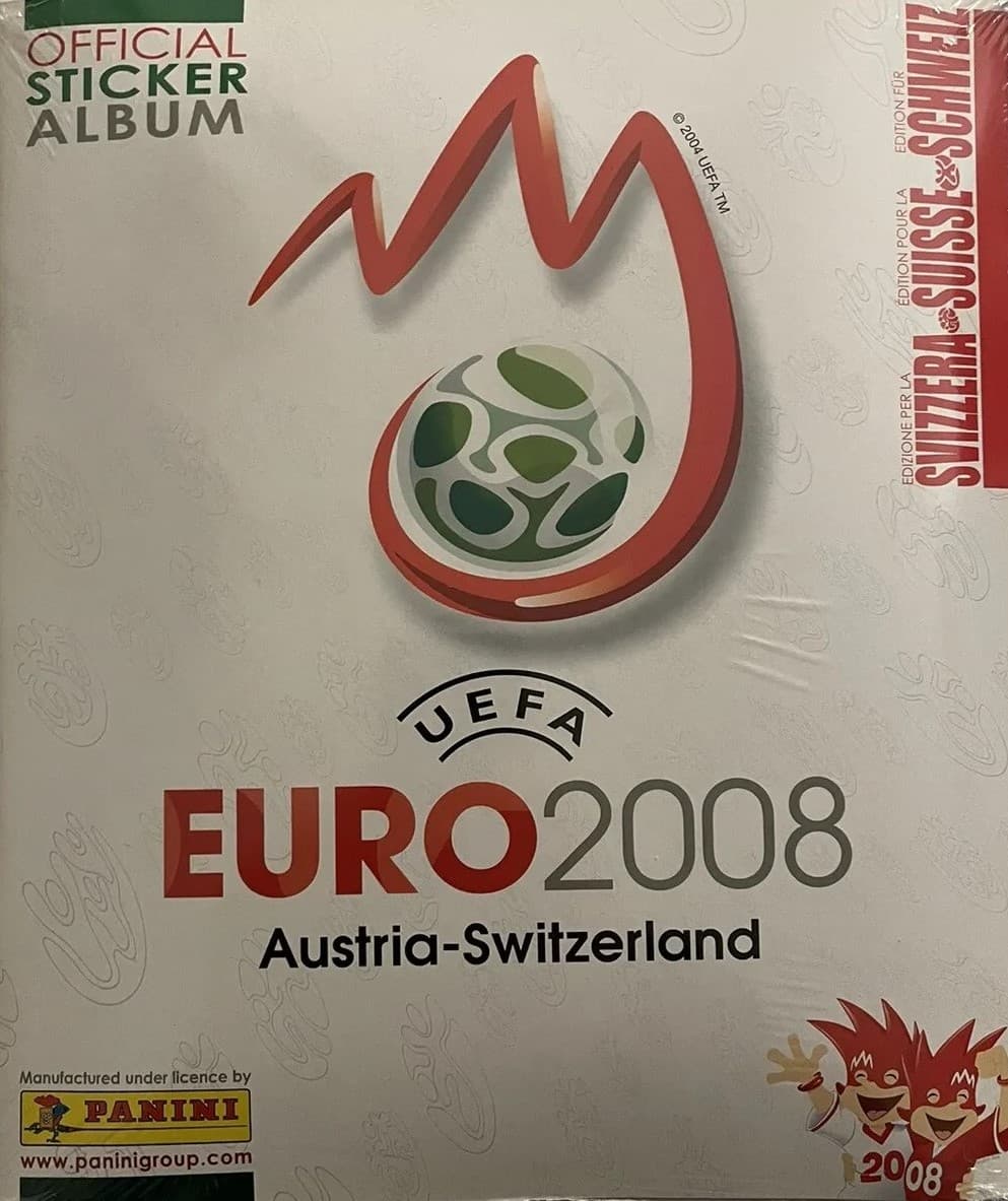 Capa do álbum UEFA Euro Austria-Switzerland 2008 - Swiss Edition
