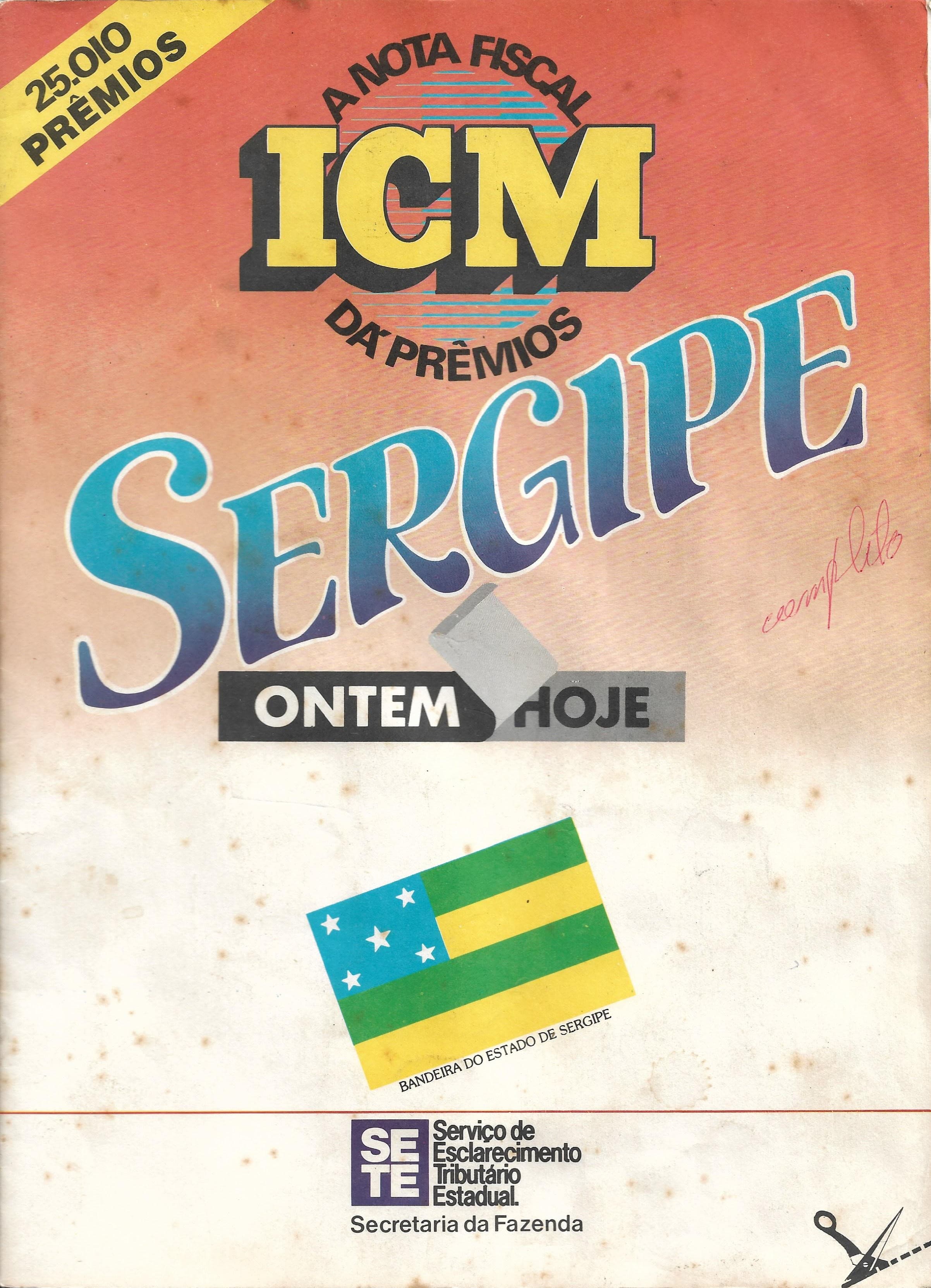 Capa do álbum ICM Sergipe Ontem e Hoje