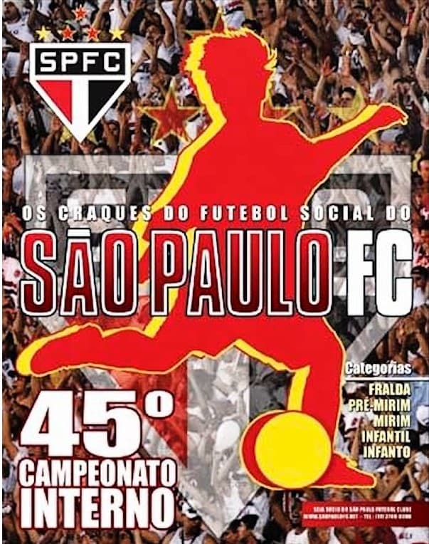 Capa do álbum São Paulo FC - Craques do Futebol Social