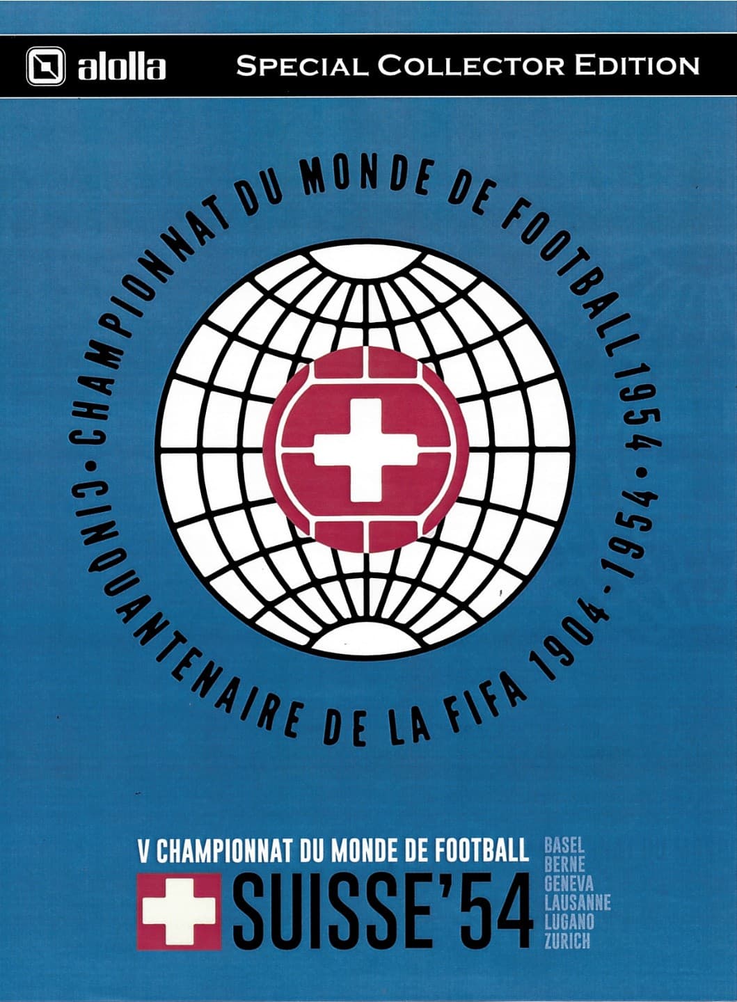 Capa do álbum V Championnat du Monde de Football - Suisse 54